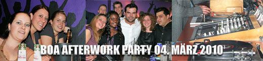 BOA Afterwork Party 04. MÃ¤rz 2010