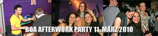 BOA Afterwork Party 11. MÃ¤rz 2010